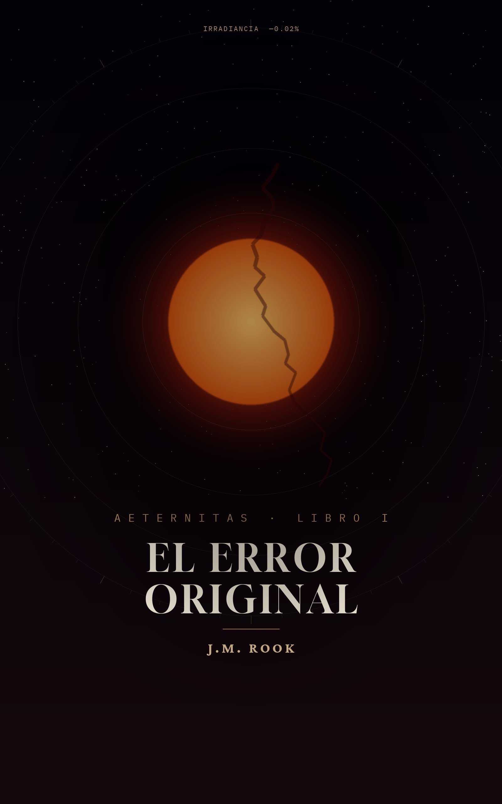 Portada de El Error Original, de J.M. Rook